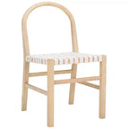 Chaise de salle à manger Kinzee - DCH1211 - Blanc/Naturel - Safavieh