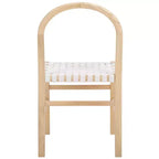Chaise de salle à manger Kinzee - DCH1211 - Blanc/Naturel - Safavieh
