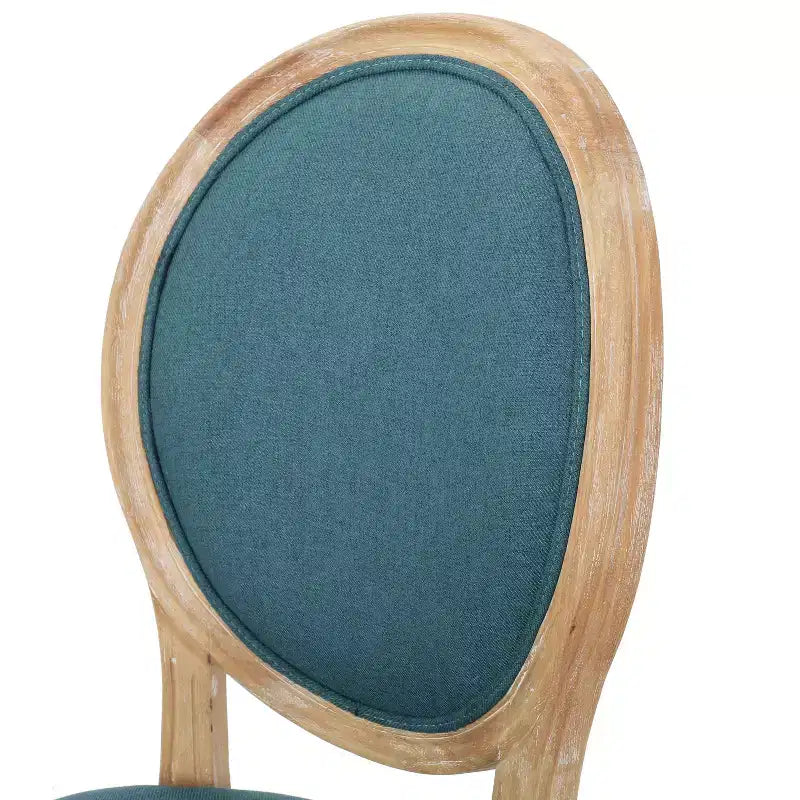 Chaises de salle à manger capitonnées GDFStudio Karter de style campagnard (lot de 2)