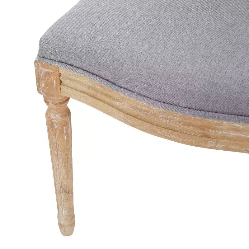 Chaises de salle à manger capitonnées GDFStudio Karter de style campagnard (lot de 2)