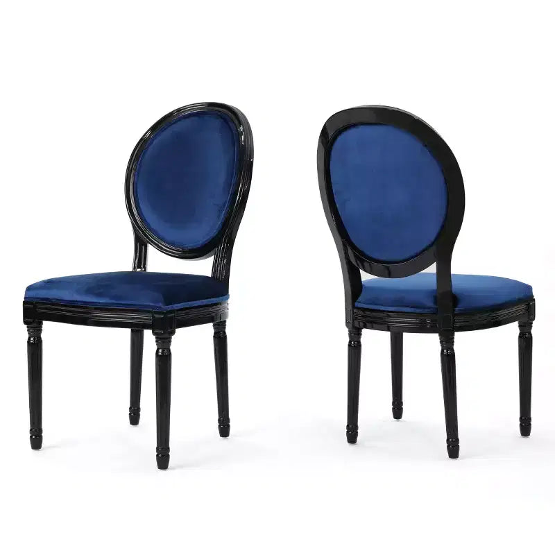Chaises de salle à manger capitonnées GDFStudio Karter de style campagnard (lot de 2)