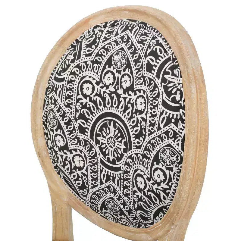 Chaises de salle à manger capitonnées GDFStudio Karter de style campagnard (lot de 2)