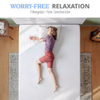 Matelas en boîte à 4 couches Emma and Oliver en mousse à mémoire de forme, infusion de thé vert, circulation d'air, gel rafraîchissant et mousse certifiée CertiPUR-US
