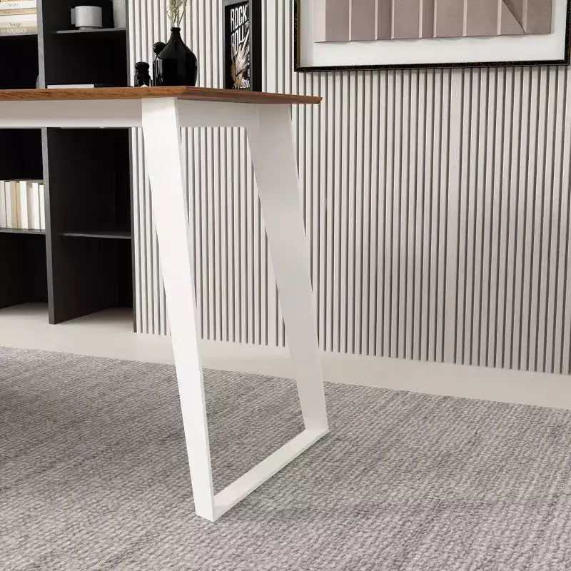 Bureau d'angle en L Famapy avec tiroirs