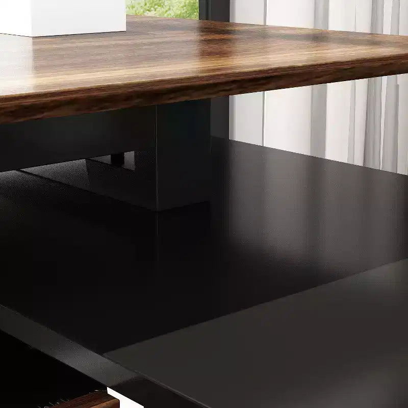 Bureau d'angle en L Famapy avec tiroirs