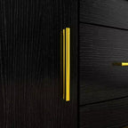Buffet de cuisine Famapy noir avec placard de rangement