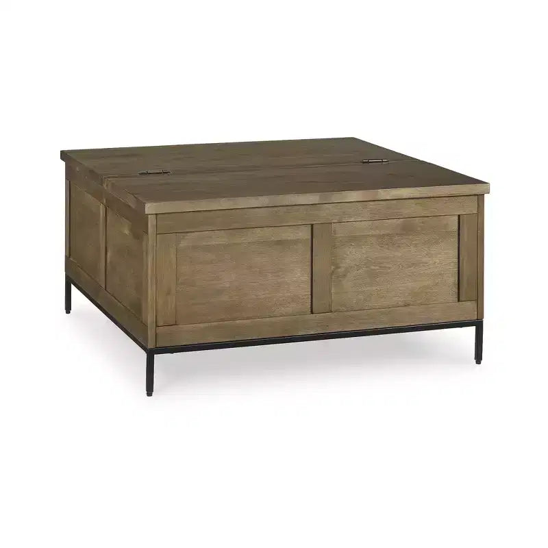 Table basse à plateau relevable et de rangement Torlanta Signature Design by Ashley, marron
