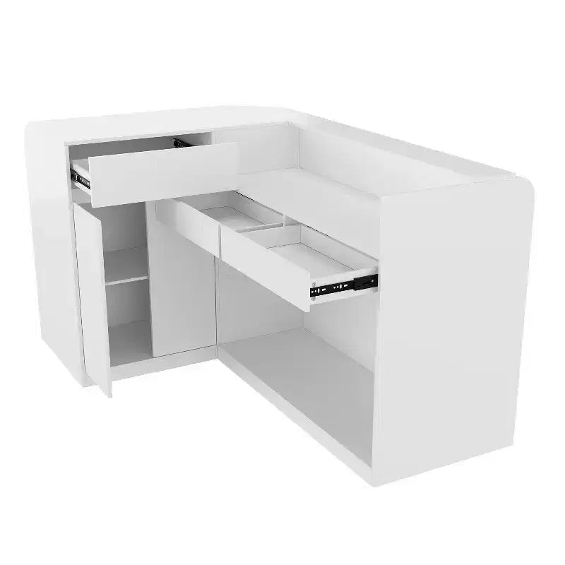 Meuble de Classement de Bureau Famapy Blanc en Bois pour l'Efficacité