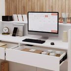 Meuble de Classement de Bureau Famapy Blanc en Bois pour l'Efficacité