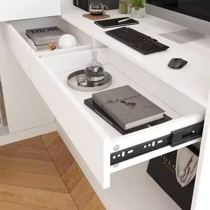 Meuble de Classement de Bureau Famapy Blanc en Bois pour l'Efficacité