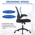 Chaise de Bureau FDW Chaise d'Ordinateur de Bureau à Domicile avec Support Lombaire Réglable, Base Pivotante et Accoudoirs pour un Confort et une Productivité Maximaux