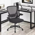 Chaise de Bureau FDW Chaise d'Ordinateur de Bureau à Domicile avec Support Lombaire Réglable, Base Pivotante et Accoudoirs pour un Confort et une Productivité Maximaux