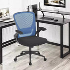 Chaise de Bureau FDW Chaise d'Ordinateur de Bureau à Domicile avec Support Lombaire Réglable, Base Pivotante et Accoudoirs pour un Confort et une Productivité Maximaux