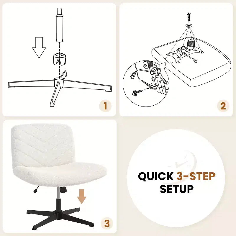 Chaise de bureau pivotante en tissu Yaheetech pour bureau à domicile