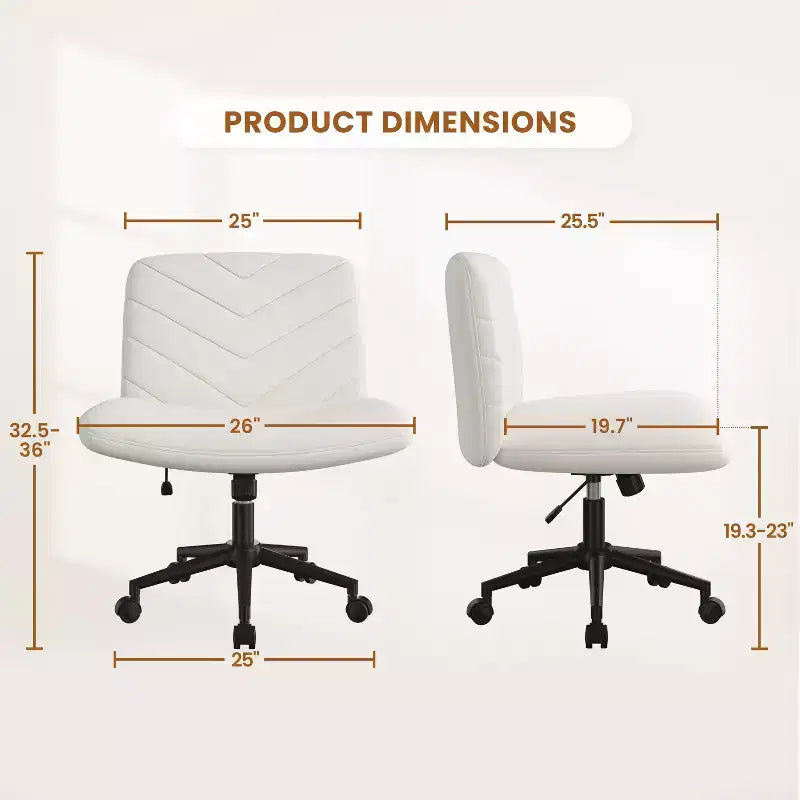Chaise de bureau pivotante en tissu Yaheetech pour bureau à domicile