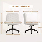 Chaise de bureau pivotante en tissu Yaheetech pour bureau à domicile