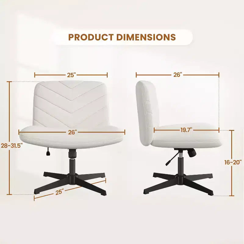 Chaise de bureau pivotante en tissu Yaheetech pour bureau à domicile