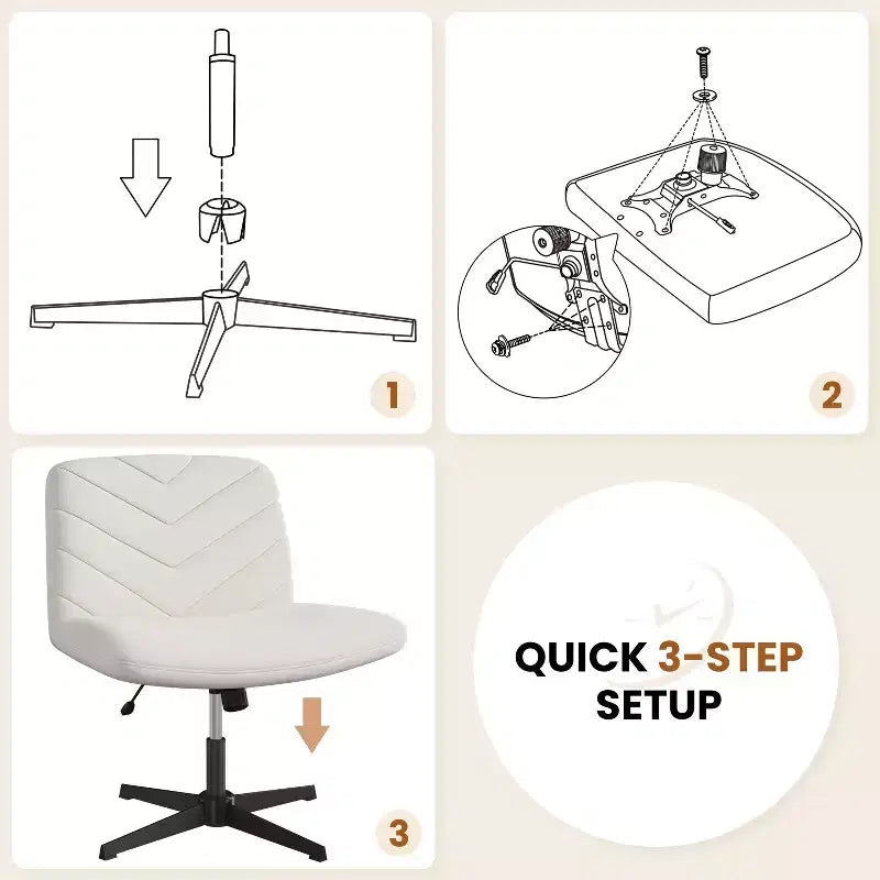 Chaise de bureau pivotante en tissu Yaheetech pour bureau à domicile