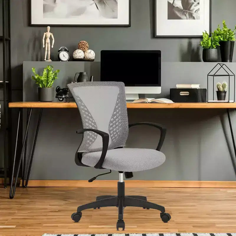 Chaise de bureau en maille BestMassage, chaise de bureau d'ordinateur, chaise de direction avec siège réglable en hauteur et dossier respirant