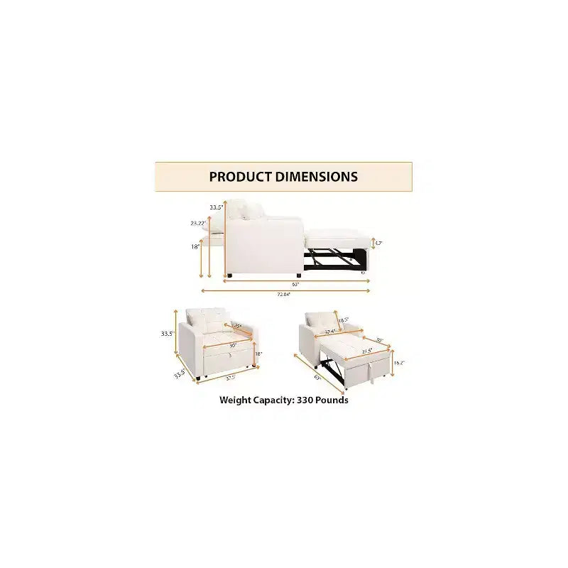 Chaise convertible Home Imports Emporium
