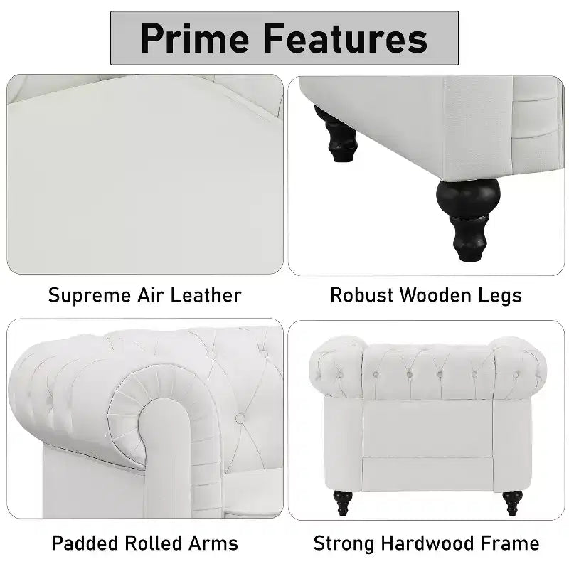 Fauteuil d'appoint capitonné en losanges Home Imports Emporium