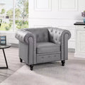 Fauteuil d'appoint capitonné en losanges Home Imports Emporium