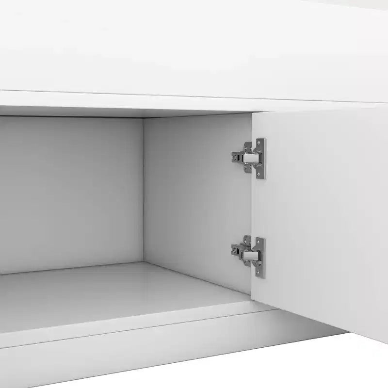 Cadre de lit plateforme capitaine double avec bibliothèques de rangement, étagères, armoire et 4 tiroirs - ModernLuxe