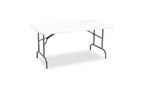 Iceberg IndestrucTable Industrial Folding Table, Rectangular, 60 x 30 x 29, Platinum