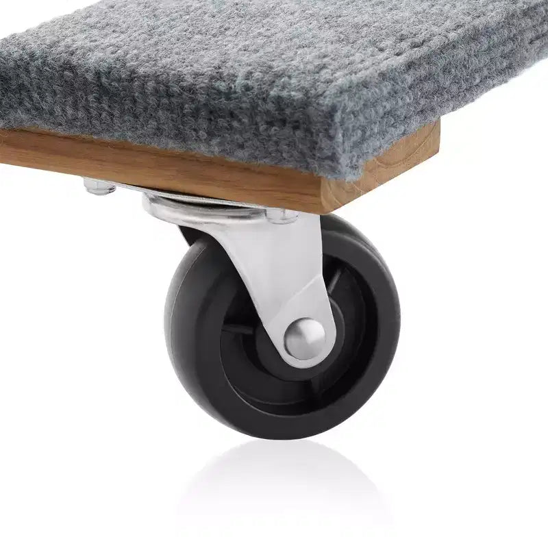 Diable de déménagement robuste Sure-Max, paquet de 2, bois dur de qualité supérieure avec roulettes pivotantes, capacité totale de 600 kg