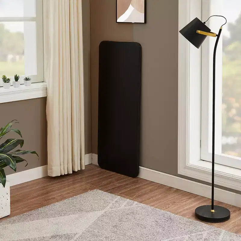 VECELO Table Pliante en Plastique de 122 cm avec Sac de Rangement, Table Portable Robuste pour Intérieur/Extérieur avec Poignée/Verrou pour Pique-nique, Noire