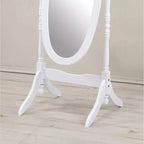 Miroir Cheval de Sol en Bois Style Queen Anne Traditionnel Roundhill Furniture