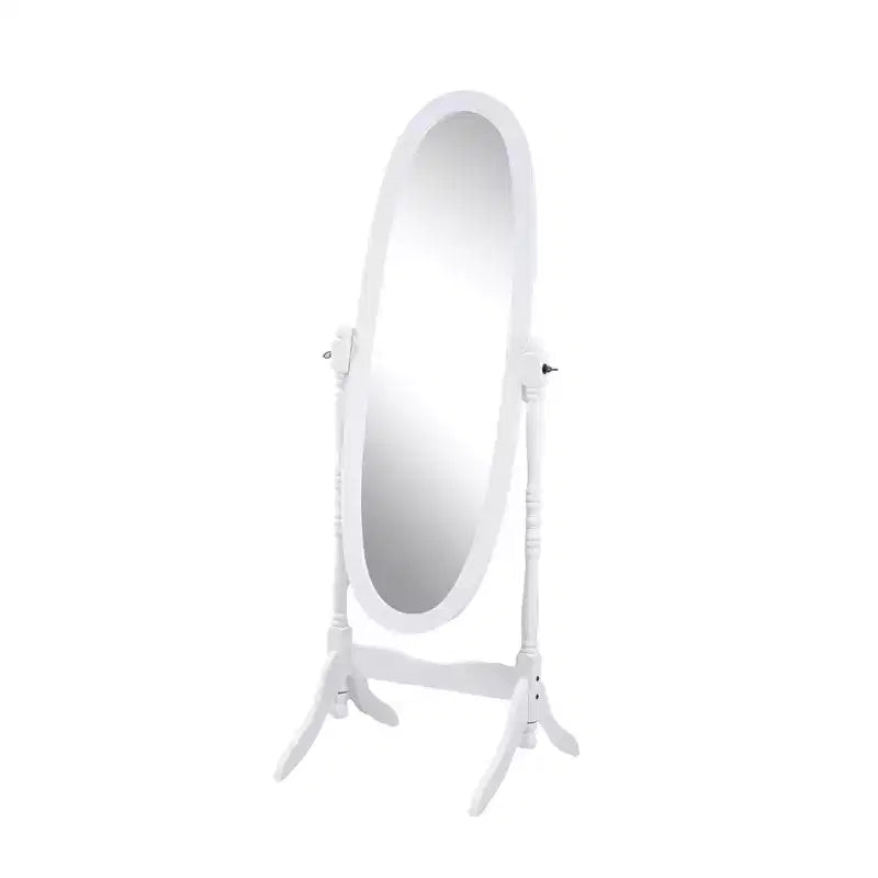 Miroir Cheval de Sol en Bois Style Queen Anne Traditionnel Roundhill Furniture