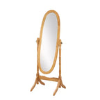 Miroir Cheval de Sol en Bois Style Queen Anne Traditionnel Roundhill Furniture