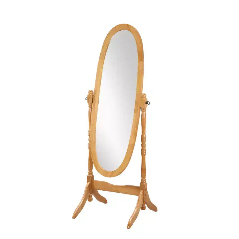 Miroir Cheval de Sol en Bois Style Queen Anne Traditionnel Roundhill Furniture
