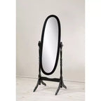 Roundhill Furniture Traditional Queen Anna Style Wood Floor Cheval Mirror