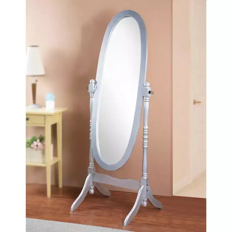 Miroir Cheval de Sol en Bois Style Queen Anne Traditionnel Roundhill Furniture