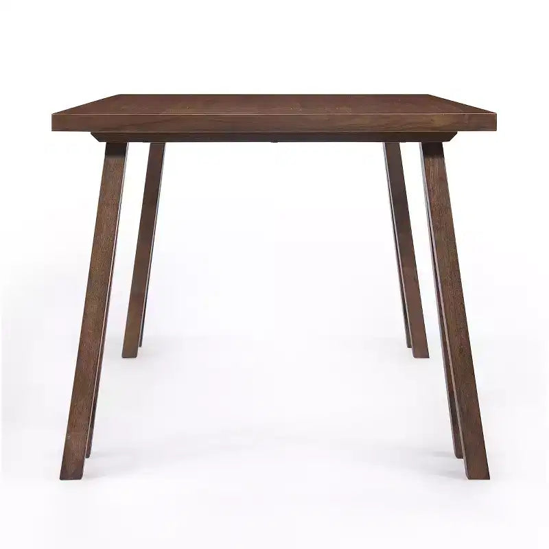 Ensemble de salle à manger 7 pièces en tissu Isador Mid Century Modern de GDFStudio en hévéa