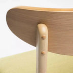 Ensemble de salle à manger 7 pièces en tissu Isador Mid Century Modern de GDFStudio en hévéa