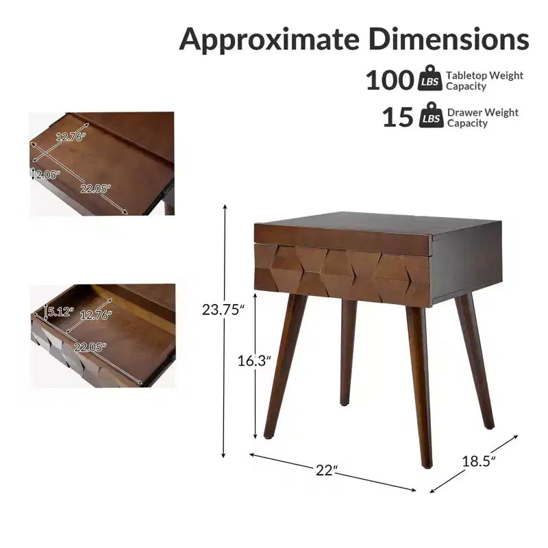 Tables Javier Modernes du Milieu du Siècle, Ensemble de 2 | ART OF LIVING DESIGNS