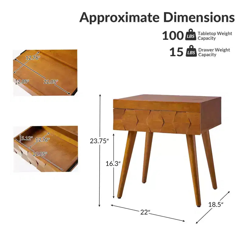 Tables Javier Modernes du Milieu du Siècle, Ensemble de 2 | ART OF LIVING DESIGNS
