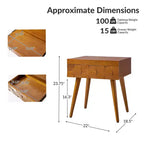 Tables Javier Modernes du Milieu du Siècle, Ensemble de 2 | ART OF LIVING DESIGNS