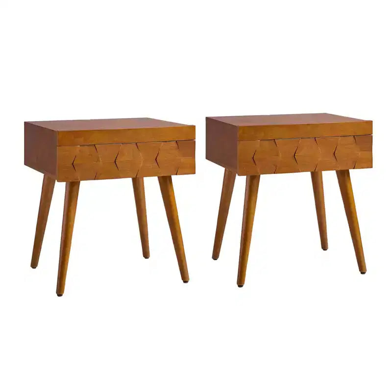 Javier End Mid-century Modern Table Set of 2| ART OF LIVING DESIGNS