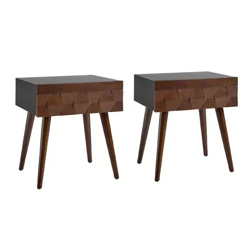 Tables Javier Modernes du Milieu du Siècle, Ensemble de 2 | ART OF LIVING DESIGNS