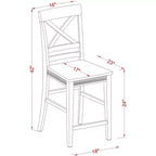 Tabouret de bar HomeStock – Chaises en bois hauteur pub