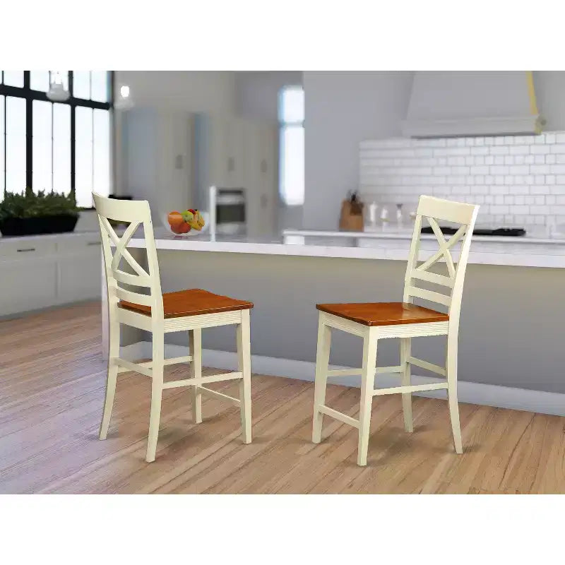 Tabouret de bar HomeStock – Chaises en bois hauteur pub