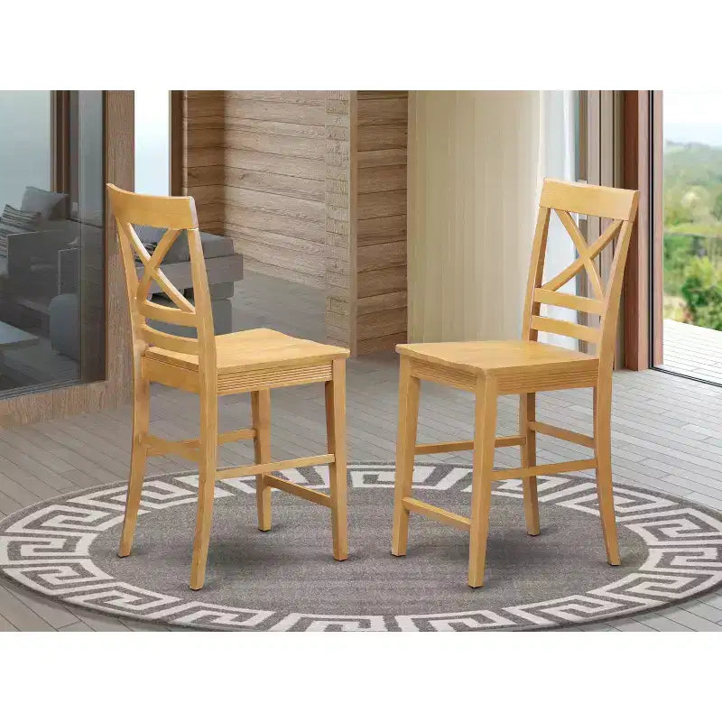 Tabouret de bar HomeStock – Chaises en bois hauteur pub