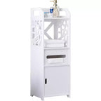 Meuble de rangement au sol pour salle de bain en bois Larie de Kings Brand Furniture, blanc