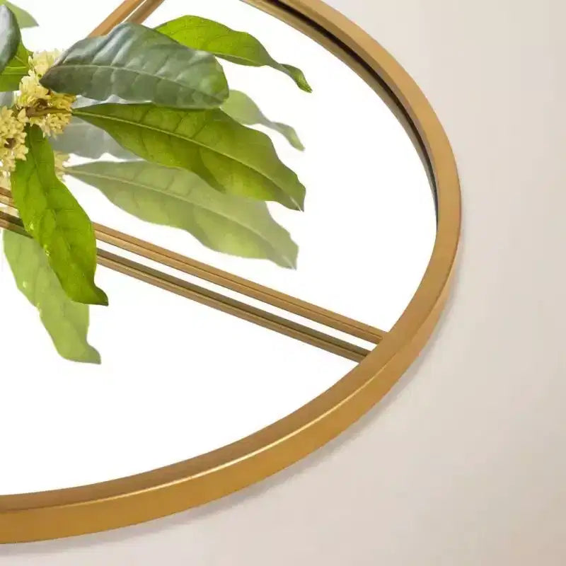 PexFix Miroir mural cintrée avec cadre en métal