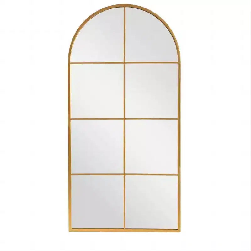PexFix Miroir mural cintrée avec cadre en métal