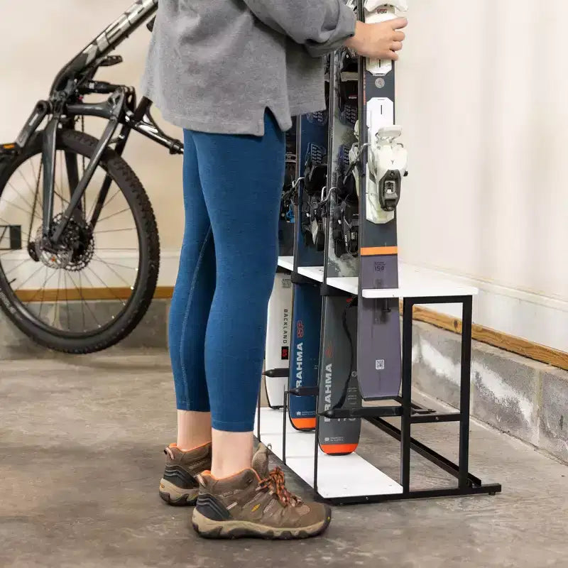 Range-Tout pour skis Wasatch StoreYourBoard | Peut contenir 4 paires de skis et bâtons